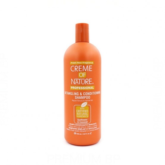 Creme Of Nature Sunflower/coco Champú Detangling Acondicionador Champú 946 Ml