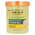 Cantu Shea Butter Styling Gel Con Semilla De Lino + Aceite De Oliva 18,5Oz/524G (Retención de humedad)