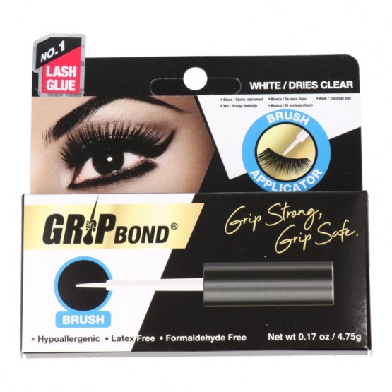 Ebin New York Grip Bond Eyelash Adhesive 5G White Brush 75 gr