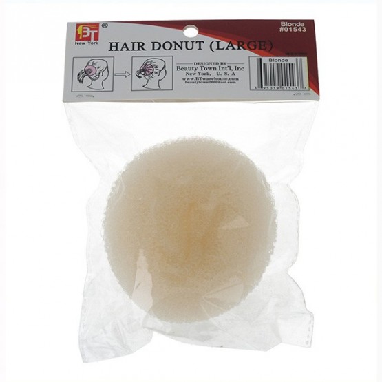 Beauty Town Hair Donut-Enchimiento Coque Longo Rubio (01543)