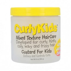 Curly Kids Mixed Texture HairCare Gel/Crema Custard Para Niños 180G/6Oz