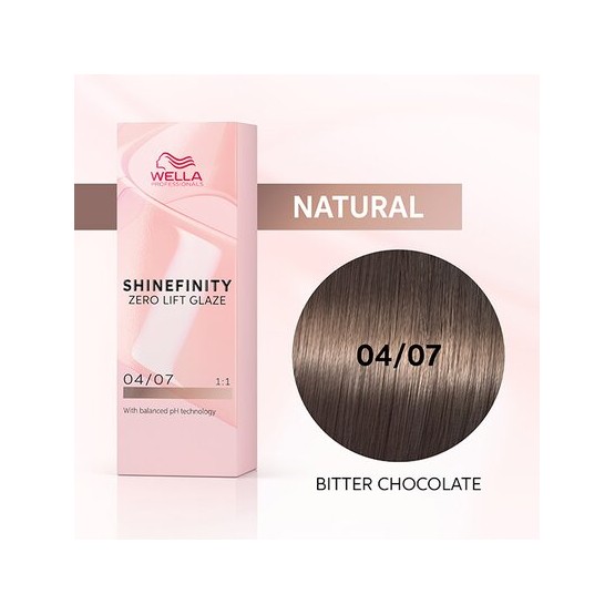 Shinefinity Zero Lift Glaze - Natural Bitter Chocolate 04/07, 60ml