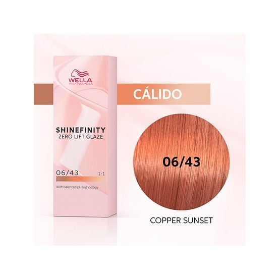 Shinefinity Zero Lift Glaze - Warm Copper Sunset 06/43, 60ml