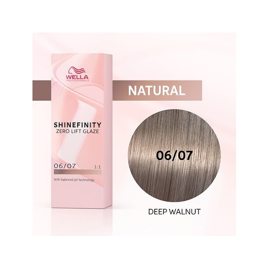 Shinefinity Zero Lift Glaze - Natural Deep Walnut 06/07, 60ml