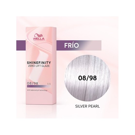 Shinefinity Zero Lift Glaze - Cool Silver Pearl 08/98, 60ml