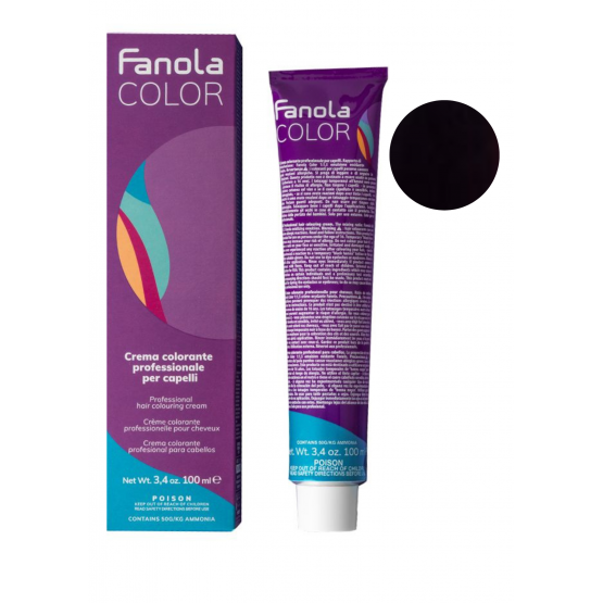 TINTE FANOLA COLOR 6.5 RUBIO OSCURO CAOBA 100ML