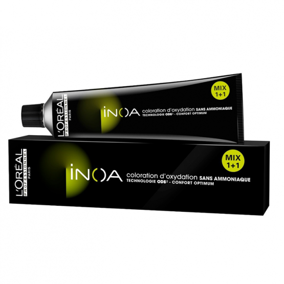 INOA LOREAL Nº 6.46 RUBIO OSCURO COBRIZO ROJO 60GR