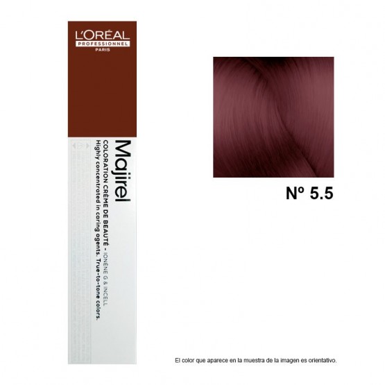 TINTE MAJIREL L´OREAL 5.5 CASTAÑO CLARO CAOBA 50ml