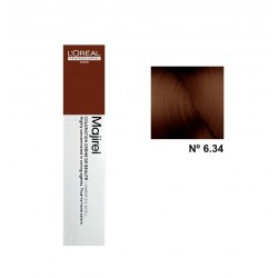 TINTE MAJIREL L´OREAL 6.34 RUBIO OSCURO DORADO COBRIZO 50ml