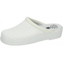 Zuecos Piel Blancos talla 45