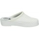 Zuecos Piel Blancos talla 45